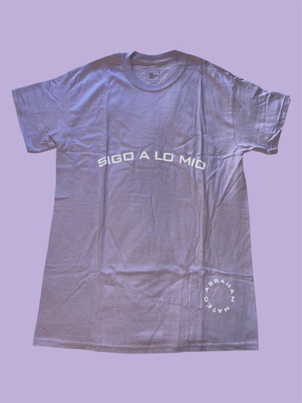 Abraham Mateo Lavender “Sigo A all Mio” Graphic Short Sleeve Tee